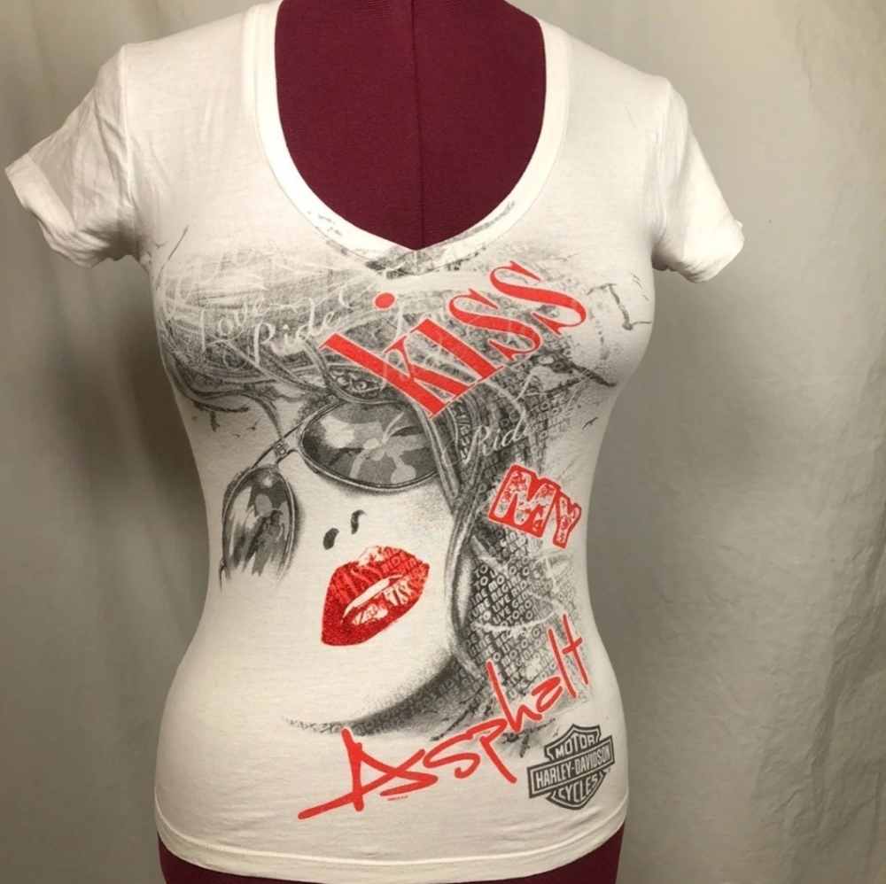 Harley-Davidson "Kiss My Asphalt" Tee